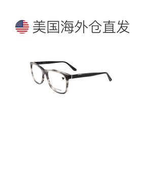 自营Calvin Klein Men's 55mm Grey Havana Opticals - grey hava