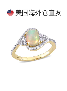 自营 mimi & max1 CT TGW 埃塞俄比亚黄蛋白石、白色蓝宝石和 1/5