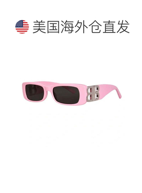 自营balenciagaBB0096S 012粉红色/灰色-粉红色 美国奥莱直发