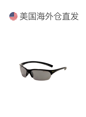 自营Nike Men's 63 mm Black Sunglasses - black 美国奥莱直发
