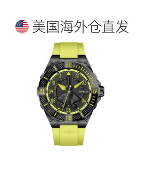 自营Invicta Men's Aviator 50mm手表IN-50666-黄色 美国奥莱直发