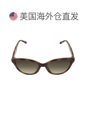 自营Salvatore Ferragamo Grey Gradient Butterfly Ladies Sungl
