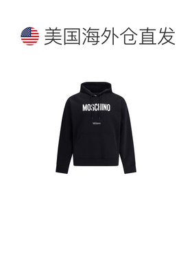 自营Moschino Cotton Men's Sweatshirt - black 美国奥莱直发