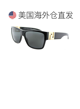 自营Versace  VE 4296 GB1/87 Unisex Square Sunglasses - black