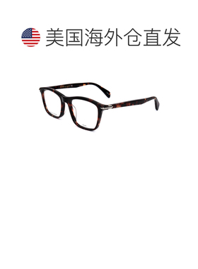 自营Rag & Bone Men's 51 mm Havana Eyeglasses - havana 美国奥