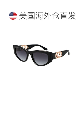 自营Trussardi Acetate Women's Sunglasses - black 美国奥莱直