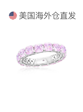 自营Suzy Levian Sterling Silver Cubic Zirconia White Cushion