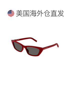自营saint laurentSL277 011 White/Grey - red 美国奥莱直发
