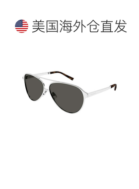 自营saint laurentSL734 002 Silver/Grey - silver 美国奥莱直发
