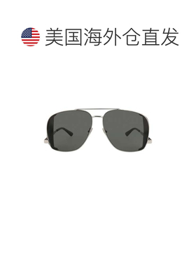 自营saint laurentAviator-Frame Metal Sunglasses - grey 美国