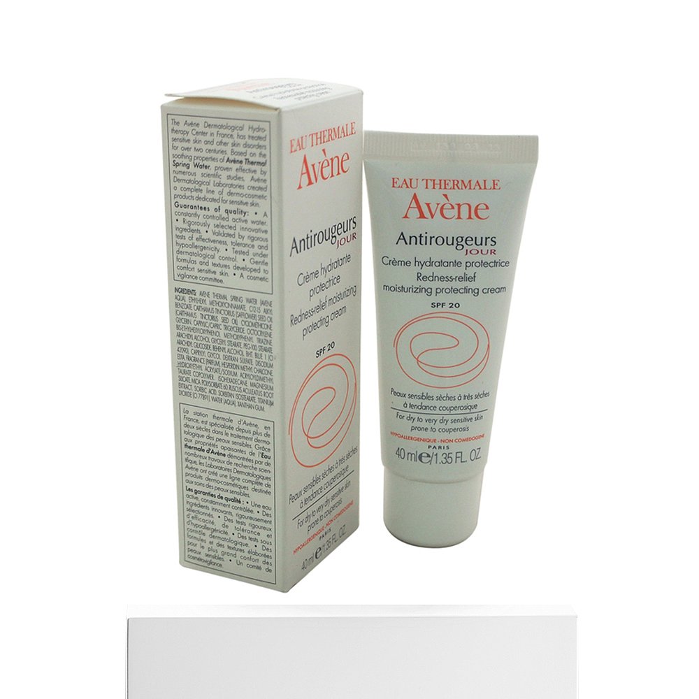 天猫国际美国直购美国直邮avene雅漾祛红保湿修颜霜40ml滋润舒缓修护去红血丝SPF203