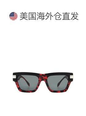 自营Versace Dark Grey Square Men's Sunglasses VE4464F 545787