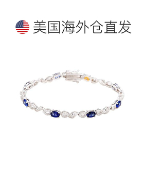 自营Suzy Levian Sterling Silver Oval-Cut Pink Sapphire And D