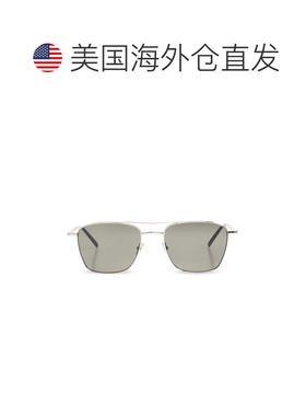 自营saint laurent银色Ysl Sl 866太阳镜-灰色 美国奥莱直发