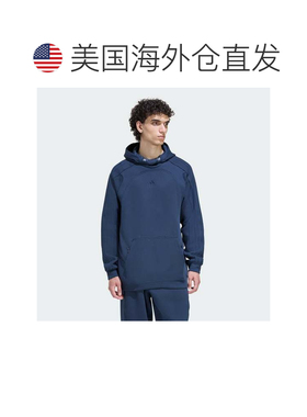 自营Men's adidas SPACER CUTLINE HOODIE - aurora ink 美国奥莱