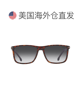 自营Carrera Grey Shaded Rectangular Men's Sunglasses CARRERA