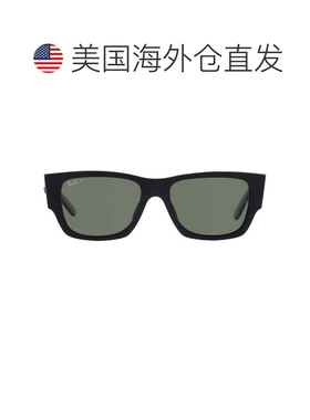 自营ray-banRay Ban Carlos偏光绿色矩形男女通用太阳镜RB0947SF