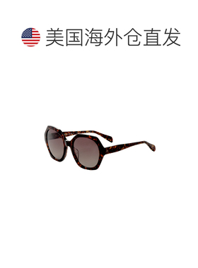自营Rag & Bone Women's Havana 55mm Sunglasses - havana 美国