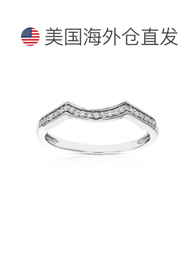 自营vir jewels1/10 cttw Lab Grown Diamond Wedding Band in St