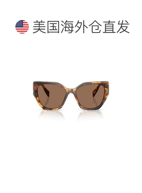 自营prada0pr 19zs Oversized Square Tortoiseshell Sunglasses