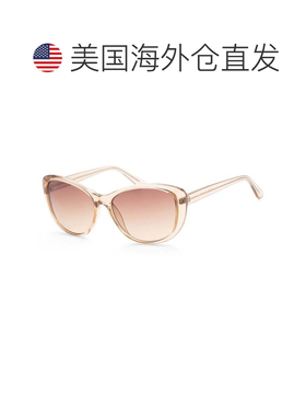自营Calvin Klein Women's 57mm Crystal Sunglasses - crystal