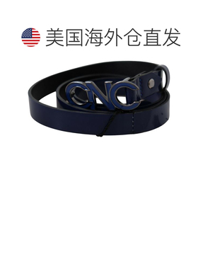 自营Costume National Leather Logo Skinny FashionMen's Belt -
