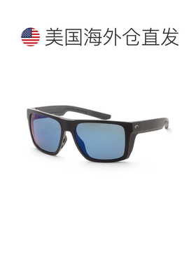 自营Costa del Mar Men's 57 mm Black Sunglasses - matte black