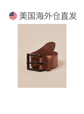 自营lucky brand幸运品牌黑色带扣腰带-绿色 美国奥莱直发
