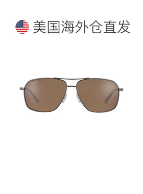 自营serengetiDorwinn Rectangular Double Bridge Sunglasses wi