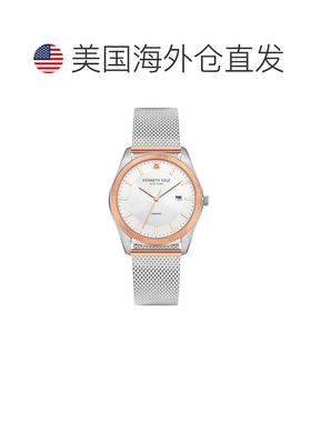 自营Kenneth Cole Men's Classic mm Quartz Watch - white 美国