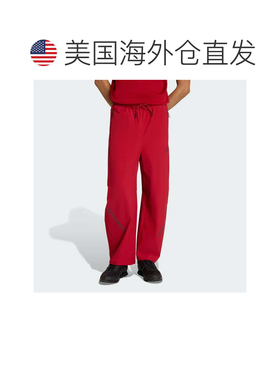 自营Men's adidas adidas Z.N.E. WOVEN PANT - active maroon 美
