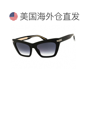 自营marc jacobsMJ 1112/S 0807 9O黑色/深灰色渐变-黑色 美国奥