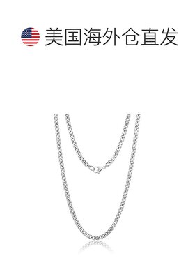 自营 adornia5 毫米古巴链银 24 英寸 - 银 美国奥莱直发配饰链子