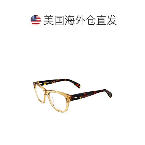 自营 rag & boneRag&Bone男士55mm棕色眼镜-棕色 美国奥莱直发 - 图1