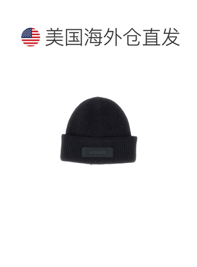 自营jacquemus罗纹针织无斜纹毛线衣，饰有罗缎徽标细节-黑色 美