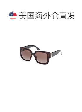 自营Guess Resin Women's Sunglasses - brown 美国奥莱直发