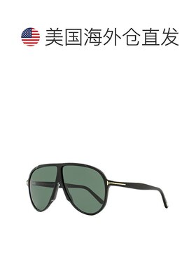自营Tom Ford男式弗拉基米尔太阳镜TF1211 01N黑色65mm-01N 美国