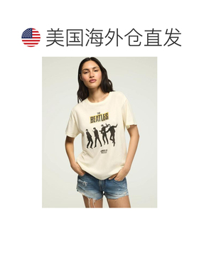 自营Lucky Brand Women's The Beatles卡内基音乐厅男友-白色 美