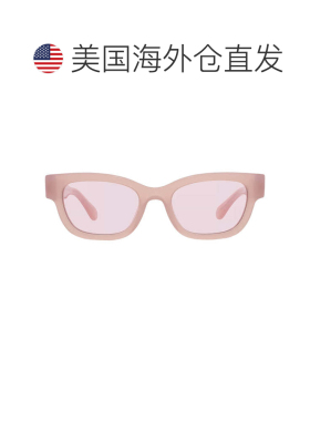 自营salvatore ferragamoFerragamo粉红方形女士太阳镜SF2067S 66