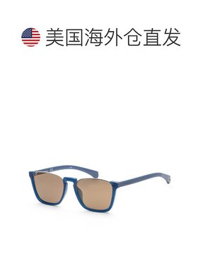 自营 calvin klein凯文克莱男式52毫米蓝色太阳镜-乳白色海军蓝