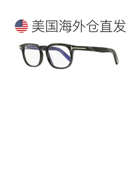 自营Tom Ford Men's Rounded Blue Block Eyeglasses TF5930-D-B