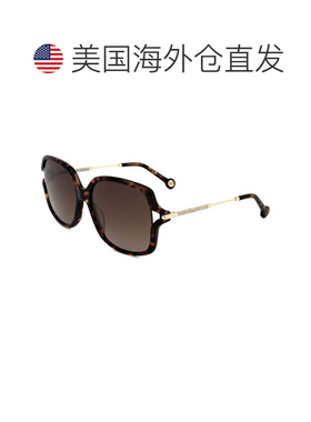 自营Carolina Herrera Women's Havana 58mm Sunglasses - havana
