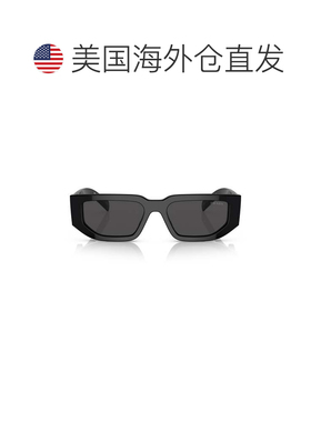 自营prada0pr 09zs Rectangular Frame Sunglasses - grey 美国奥