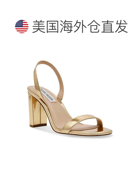 自营Men's Steve Madden Emilie Sandals  Gold Metallic Block H