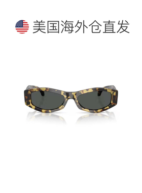 自营versaceHavana Signature 0VE4487U醋酸几何太阳镜-灰色 美国