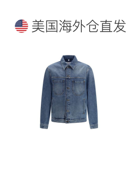 自营off-whiteOff- Cotton Men's Jacket - blue 美国奥莱直发