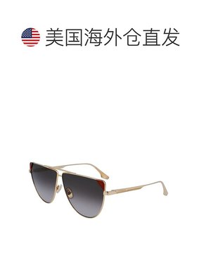 自营Victoria Beckham Metal Women's Sunglasses - brown 美国奥