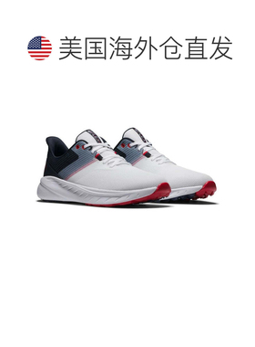 自营Men's FootJoy Flex 56289 Sneakers White Navy Spikeless G