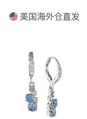 1h可退 【美国直邮】Givenchy|银色 2 件套散石簇袖口手镯和配套