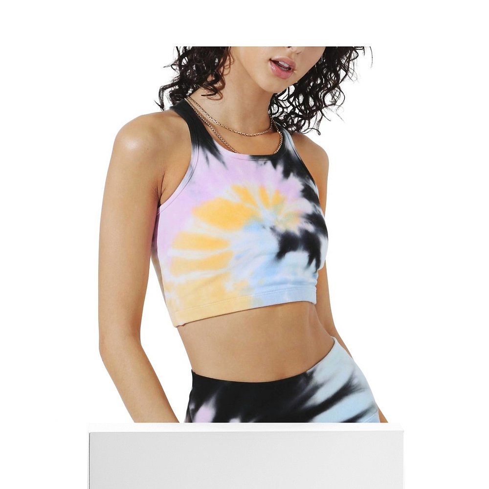 electric & roseBella Bralette In Vibe Tie Dye - vibe tie dye - 图3